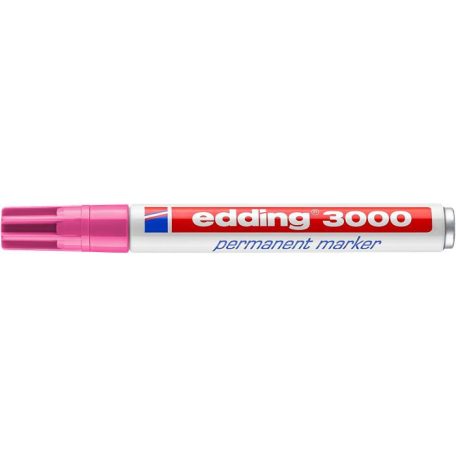 EDDING Alkoholos marker, 1,5-3 mm, kúpos, EDDING "3000", rózsaszín