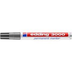   EDDING Alkoholos marker, 1,5-3 mm, kúpos, EDDING "3000", szürke
