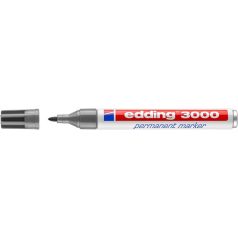  EDDING Alkoholos marker, 1,5-3 mm, kúpos, EDDING "3000", szürke