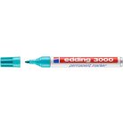 EDDING Alkoholos marker, 1,5-3 mm, kúpos, EDDING "3000", türkíz
