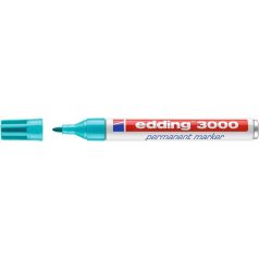   EDDING Alkoholos marker, 1,5-3 mm, kúpos, EDDING "3000", türkíz