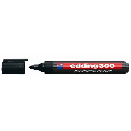 EDDING Alkoholos marker, 1,5-3 mm, kúpos, EDDING "300", fekete