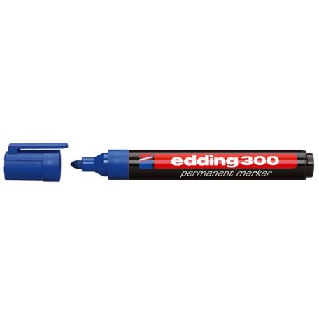 EDDING Alkoholos marker, 1,5-3 mm, kúpos, EDDING "300", kék