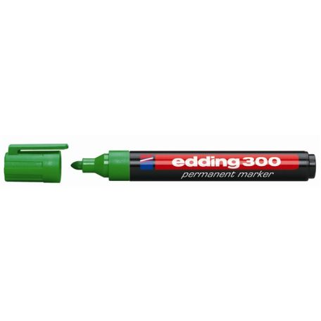 EDDING Alkoholos marker, 1,5-3 mm, kúpos, EDDING "300", zöld