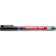   EDDING Tábla- és flipchart marker, kúpos, 1 mm, EDDING "361", fekete