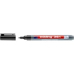   EDDING Tábla- és flipchart marker, kúpos, 1 mm, EDDING "361", fekete