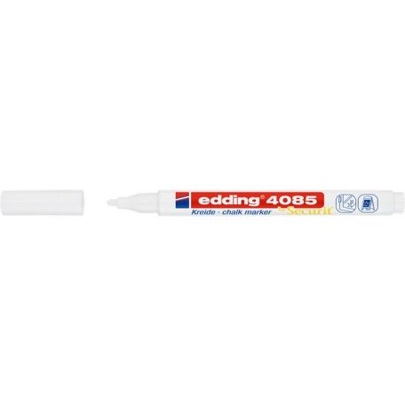 EDDING Krétamarker, 1-2mm, kúpos, EDDING "4085", fehér