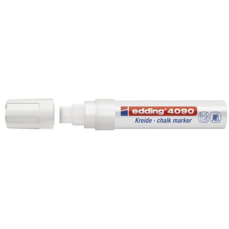 EDDING Krétamarker, 4-15 mm, vágott, EDDING "4090", fehér