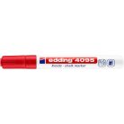 EDDING Krétamarker, 2-3 mm, kúpos, EDDING "4095", piros