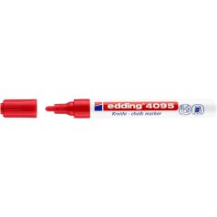   EDDING Krétamarker, 2-3 mm, kúpos, EDDING "4095", piros