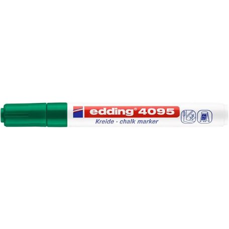 EDDING Krétamarker, 2-3 mm, kúpos, EDDING "4095", zöld
