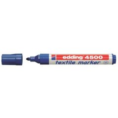   EDDING Textilmarker, 2-3 mm, kúpos, EDDING "4500", kék