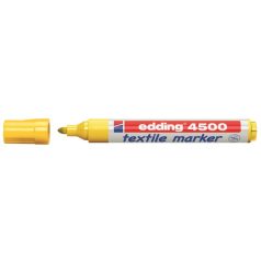   EDDING Textilmarker, 2-3 mm, kúpos, EDDING "4500", sárga