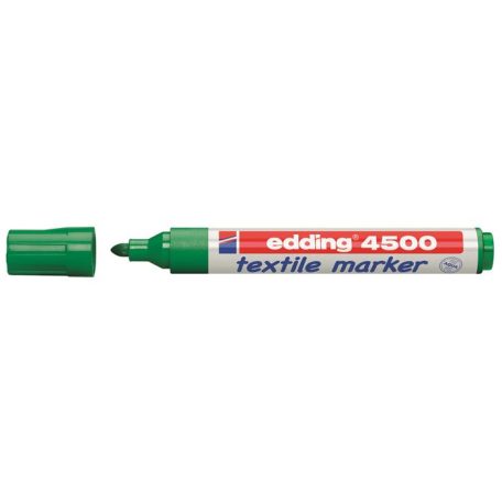 EDDING Textilmarker, 2-3 mm, kúpos, EDDING "4500", zöld