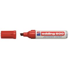   EDDING Alkoholos marker, 2-7 mm, vágott, EDDING "500", piros