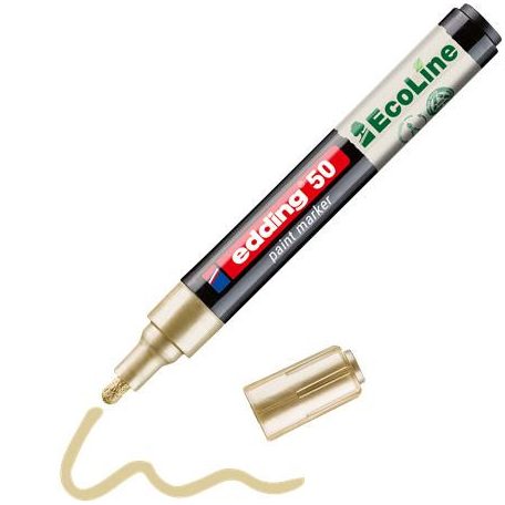 EDDING Lakkmarker, 2-3 mm, EDDING "50", arany
