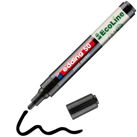 EDDING Lakkmarker, 2-3 mm, EDDING "50", fekete