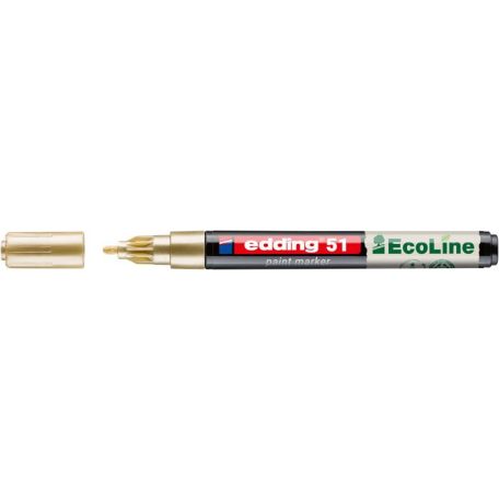 EDDING Lakkmarker, 1-2 mm, EDDING "51", arany