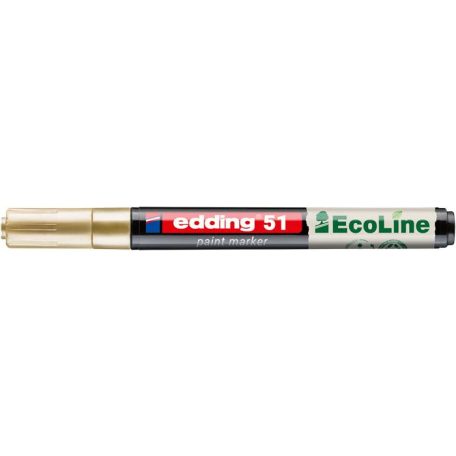 EDDING Lakkmarker, 1-2 mm, EDDING "51", arany