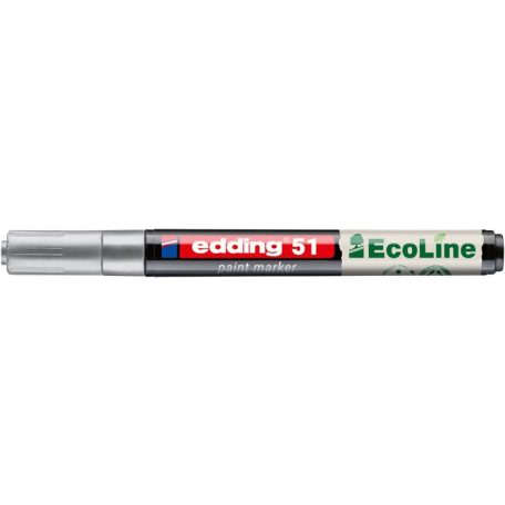 EDDING Lakkmarker, 1-2 mm, EDDING "51", ezüst