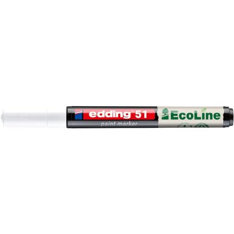EDDING Lakkmarker, 1-2 mm, EDDING "51", fehér