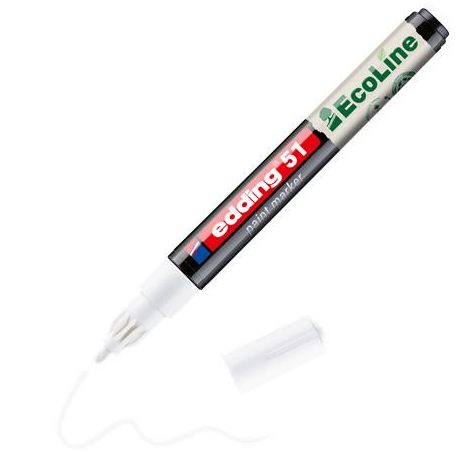 EDDING Lakkmarker, 1-2 mm, EDDING "51", fehér