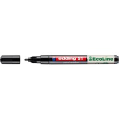 EDDING Lakkmarker, 1-2 mm, EDDING "51", fekete