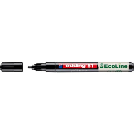 EDDING Lakkmarker, 1-2 mm, EDDING "51", fekete