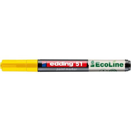 EDDING Lakkmarker, 1-2 mm, EDDING "51", sárga