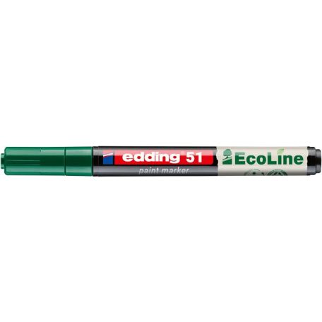 EDDING Lakkmarker, 1-2 mm, EDDING "51", zöld