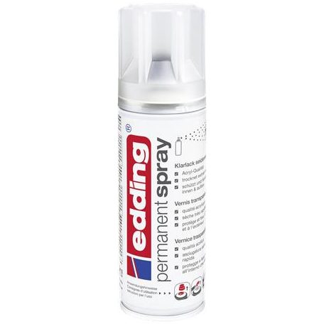 EDDING Lakk spray, 200 ml, EDDING "5200", selyemfényű
