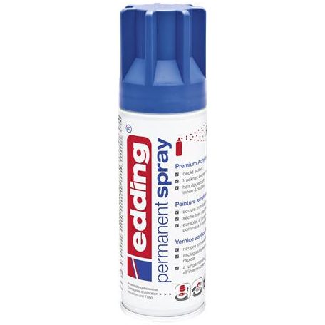 EDDING Akrilfesték spray, 200 ml, EDDING "5200", matt kék