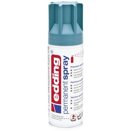 EDDING Akrilfesték spray, 200 ml, EDDING "5200", matt türkiz