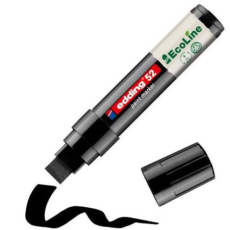 EDDING Lakkmarker, 4-15 mm, EDDING "52", fekete