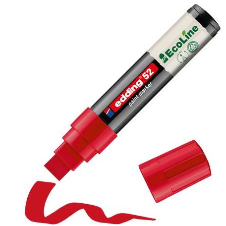 EDDING Lakkmarker, 4-15 mm, EDDING "52", piros