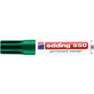 EDDING Alkoholos marker, 3-4 mm, EDDING "550", zöld