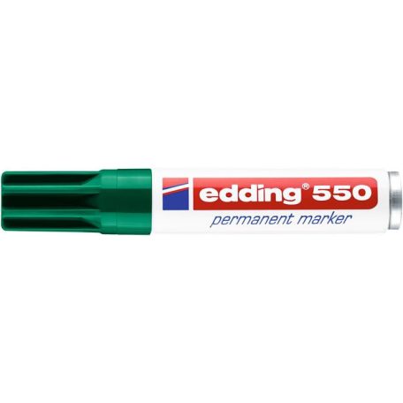 EDDING Alkoholos marker, 3-4 mm, EDDING "550", zöld