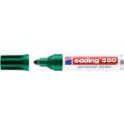 EDDING Alkoholos marker, 3-4 mm, EDDING "550", zöld