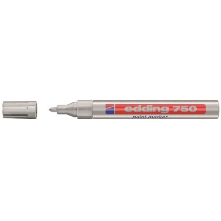 EDDING Lakkmarker, 2-4 mm, EDDING "750", ezüst