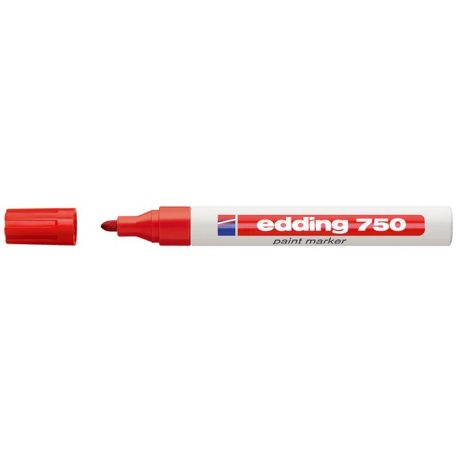 EDDING Lakkmarker, 2-4 mm, EDDING "750", piros
