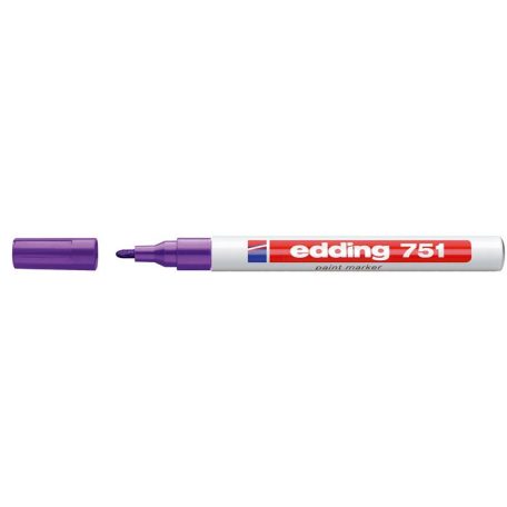EDDING Lakkmarker, 1-2 mm, EDDING "751", lila