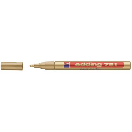 EDDING Lakkmarker, 1-2 mm, EDDING "751", arany