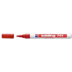 EDDING Lakkmarker, 1-2 mm, EDDING "751", piros