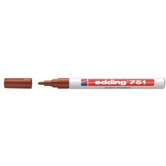 EDDING Lakkmarker, 1-2 mm, EDDING "751", barna