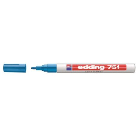 EDDING Lakkmarker, 1-2 mm, EDDING "751", világoskék