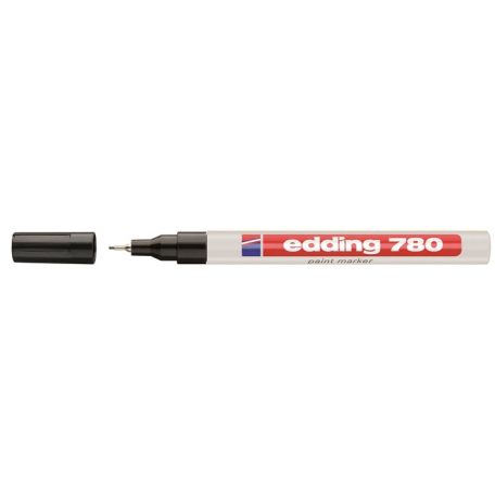 EDDING Lakkmarker, 0,8 mm, EDDING "780", fekete