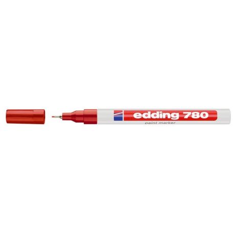 EDDING Lakkmarker, 0,8 mm, EDDING "780", piros