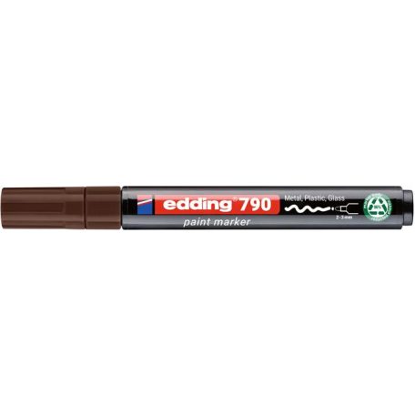 EDDING Lakkmarker, 2-3 mm, PCR, EDDING "790", barna