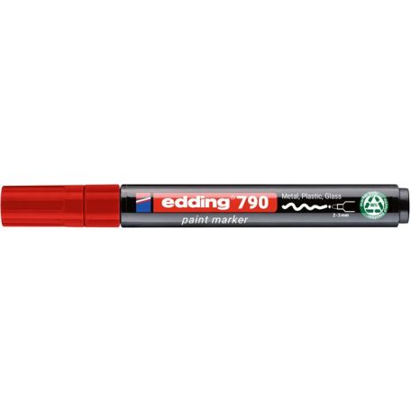 EDDING Lakkmarker, 2-3 mm, PCR, EDDING "790", piros