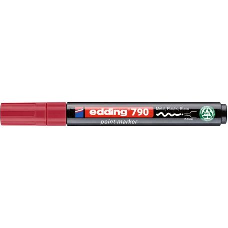 EDDING Lakkmarker, 2-3 mm, PCR, EDDING "790", rózsaszín